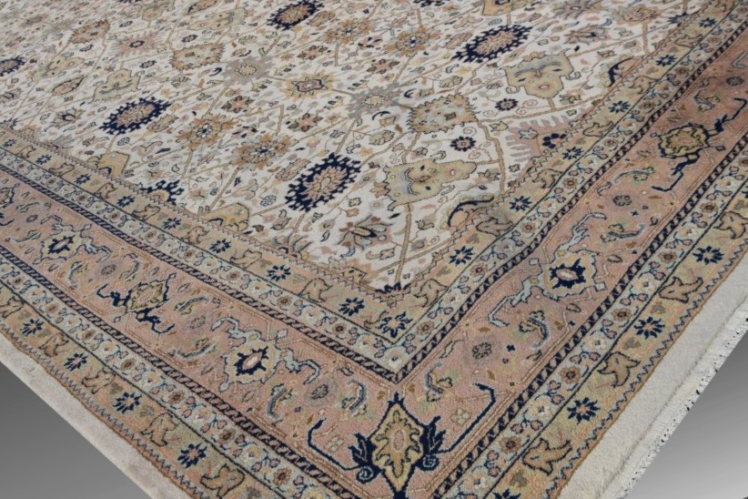 Oriental Wool Carpet From Punjab - 250 X 350 Cm - "galerie Sardje"-photo-6