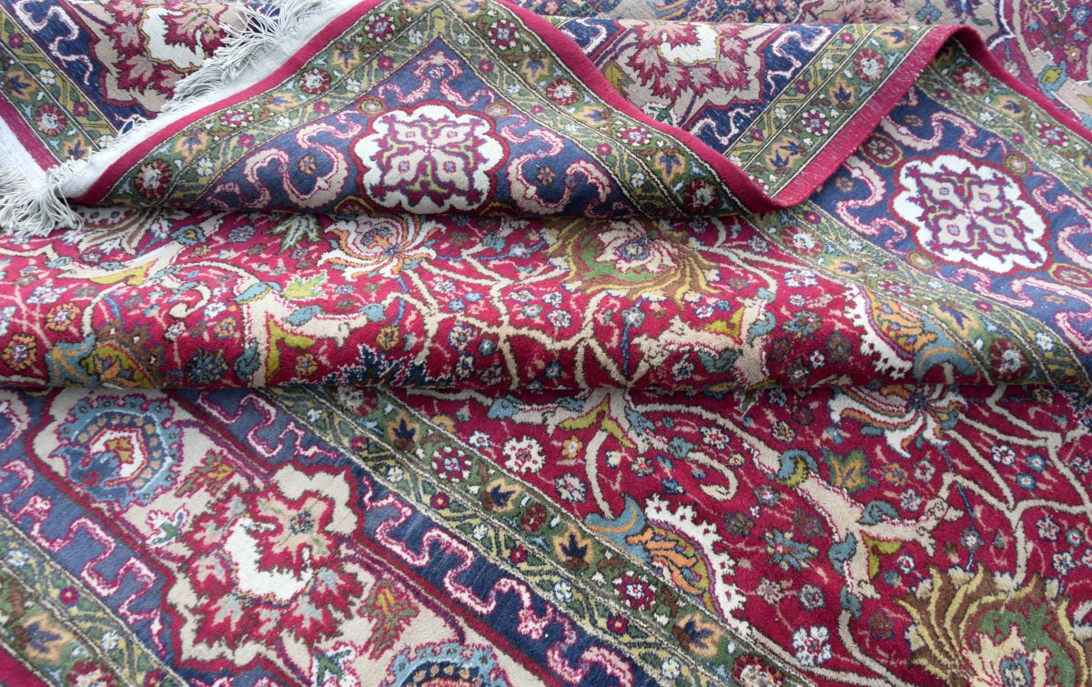 Oriental Rug Kirman Iran Wool : 3.00 X 2.00 Mètres - "galerie Sardje"-photo-7