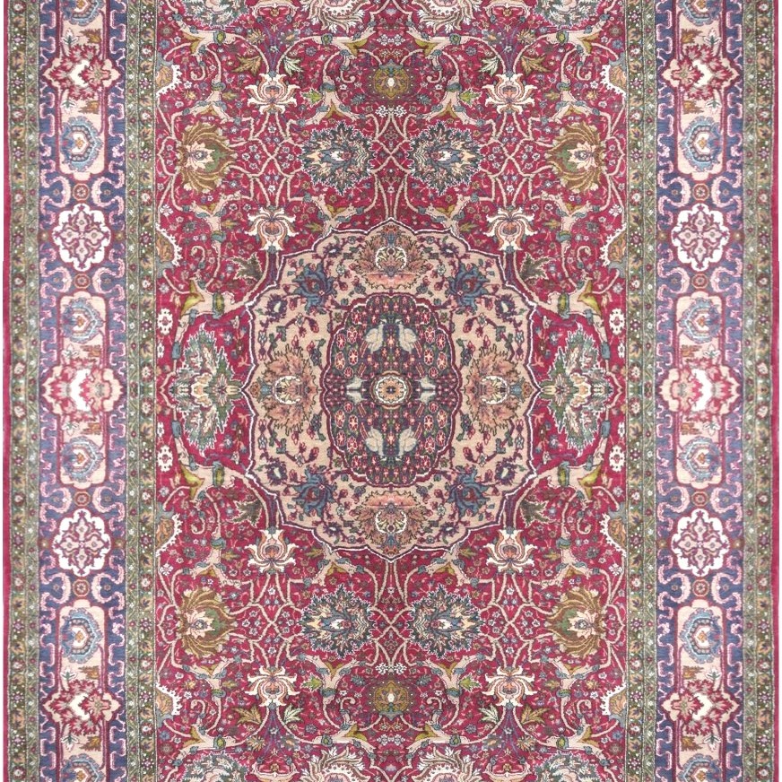 Oriental Rug Kirman Iran Wool : 3.00 X 2.00 Mètres - "galerie Sardje"