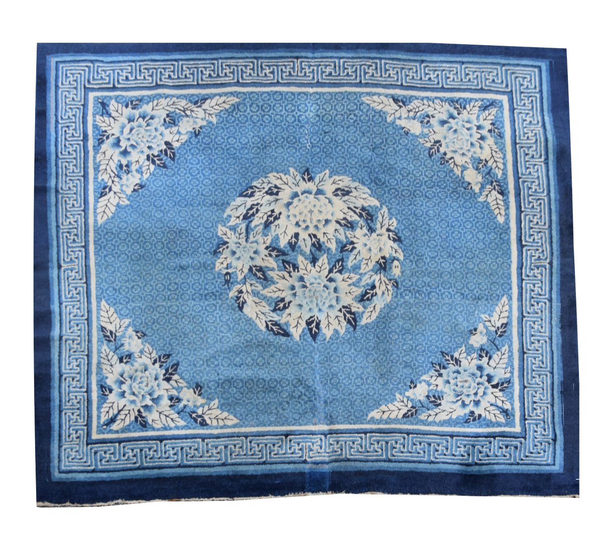 Tapis ancien chinois, Baotou-fin XIXe siècle – 190 x 160 cm -"Galerie Sardje"-photo-6