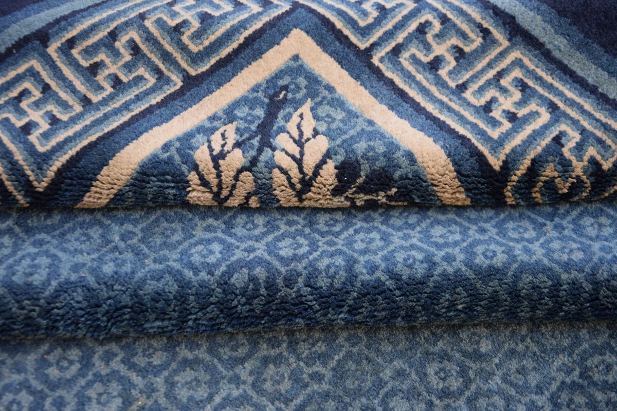 Tapis ancien chinois, Baotou-fin XIXe siècle – 190 x 160 cm -"Galerie Sardje"-photo-7