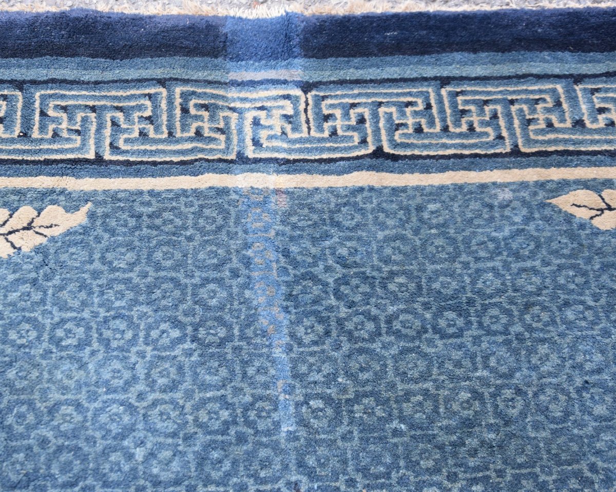 Antique Chinese Rug, Baotou-late 19th Century - 190 X 160 Cm - "galerie Sardje"-photo-2