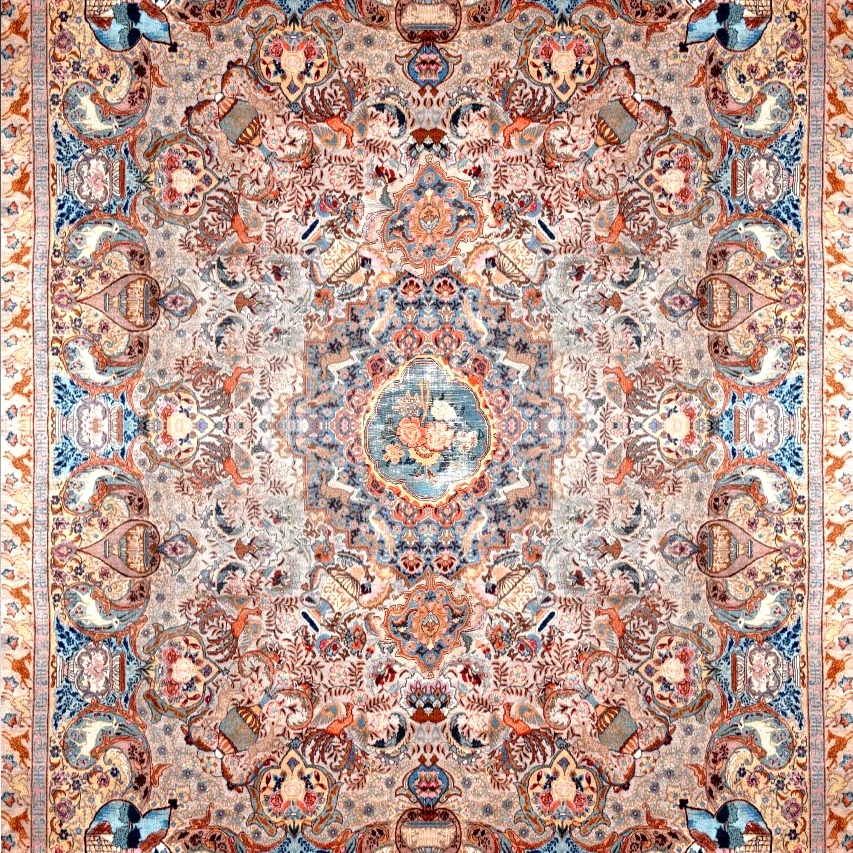 Tapis d'Orient KASHMAR Iran en Laine : 2.95 X 3.90 Mètres - Circa : 1960 - "Galerie Sardje"