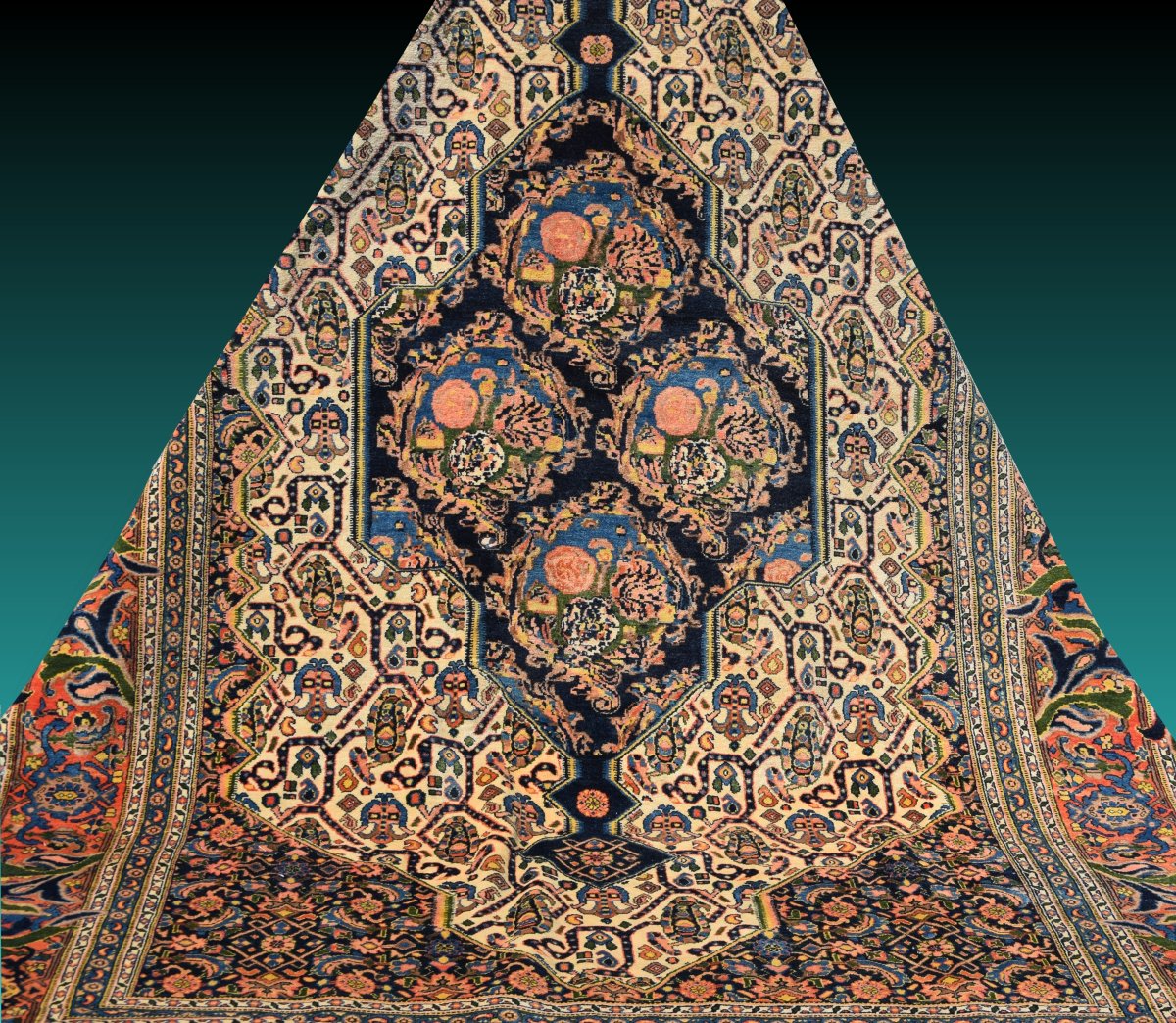 Tapis d'orient Senneh Iran : 190 x 290 Cm Kurdistan perse – "Galerie Sardje"-photo-8