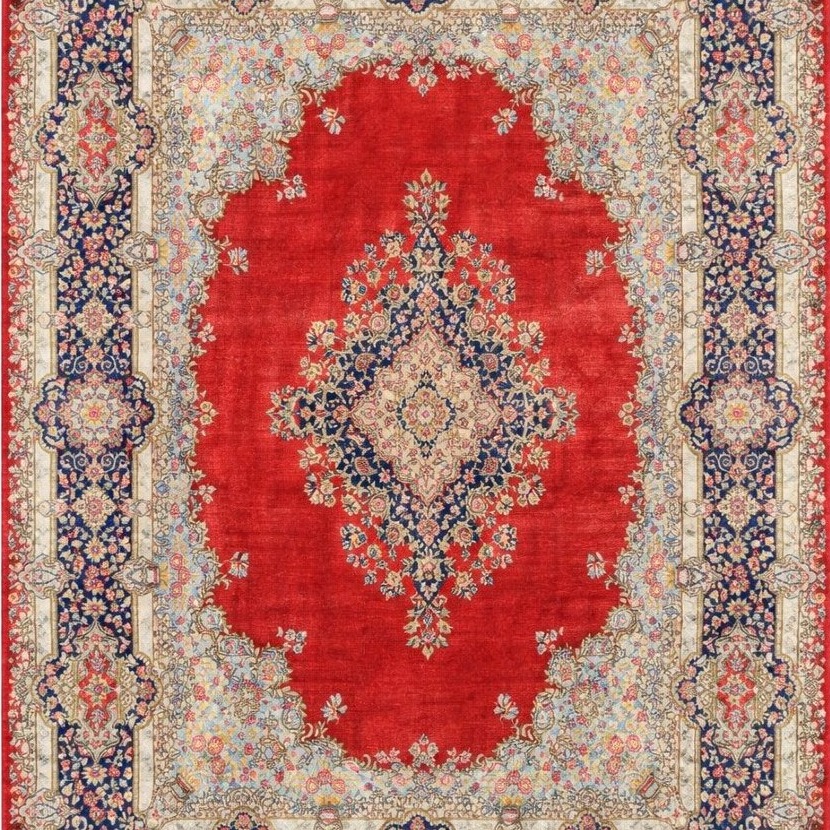 Large Iranian Kirman Oriental Rug: 4.85 X 2.95 Meters. - "galerie Sardje" 