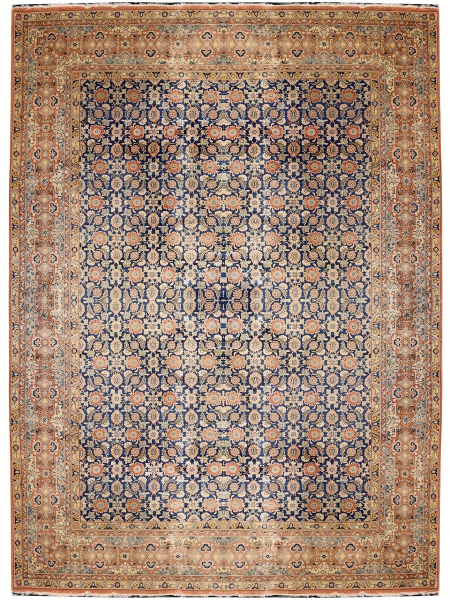 Iranian Ghoum Oriental Rug, Wool: 3.33 X 2.35 Meters - Circa 1960s/70s - "galerie Sardje" -photo-4