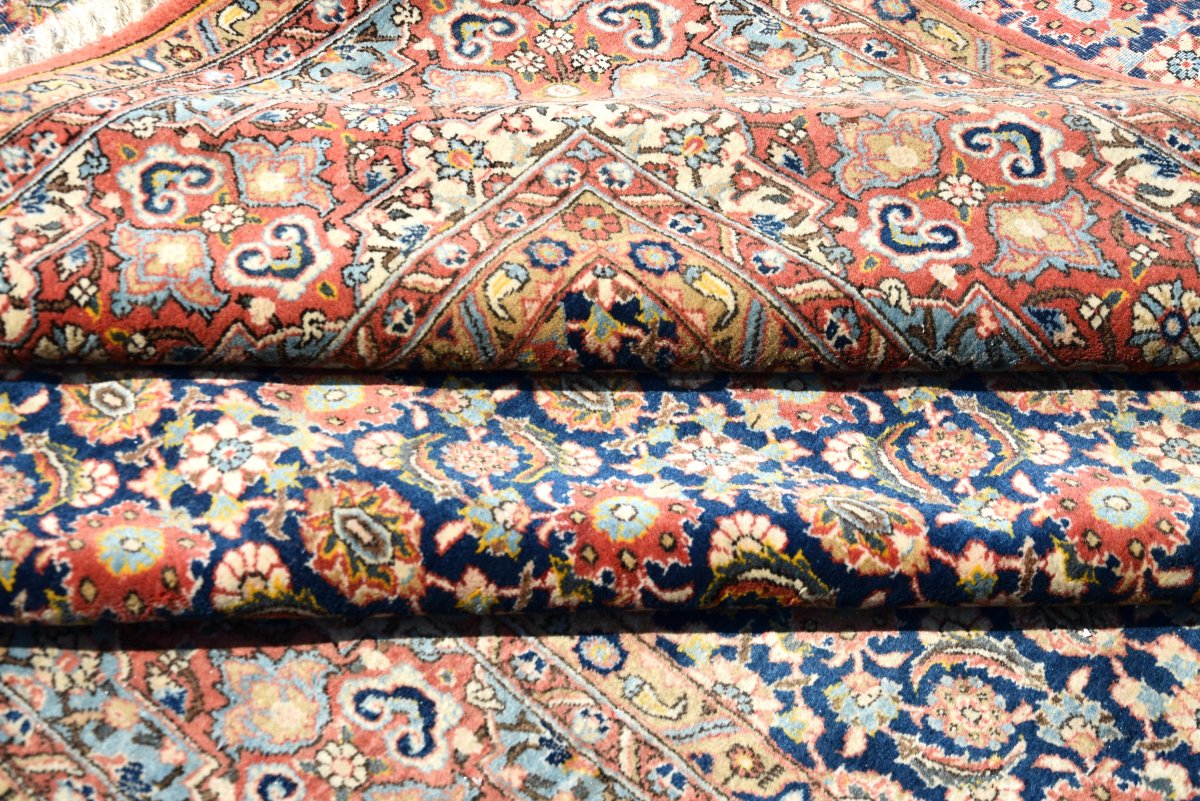 Iranian Ghoum Oriental Rug, Wool: 3.33 X 2.35 Meters - Circa 1960s/70s - "galerie Sardje" -photo-6