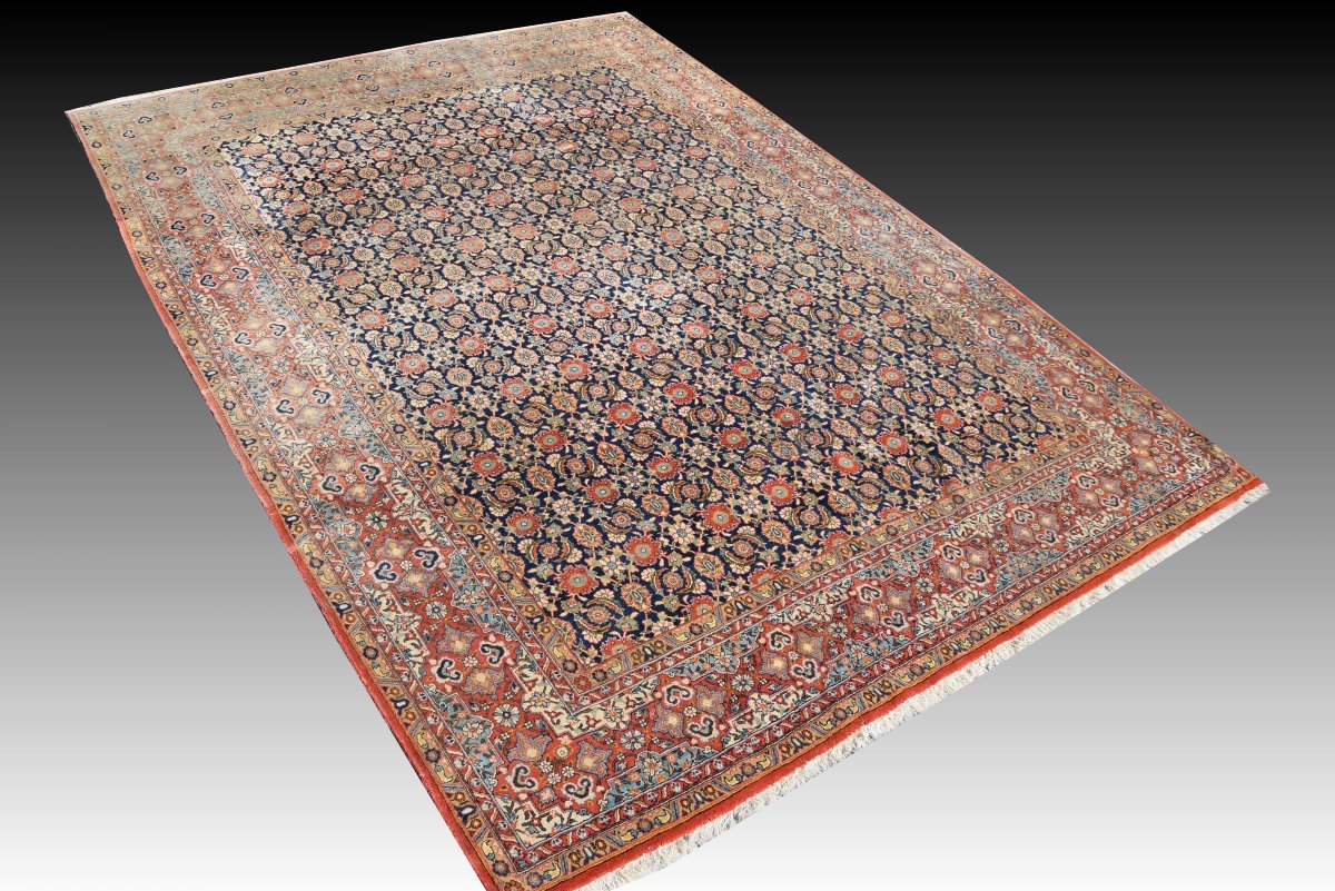 Iranian Ghoum Oriental Rug, Wool: 3.33 X 2.35 Meters - Circa 1960s/70s - "galerie Sardje" -photo-4