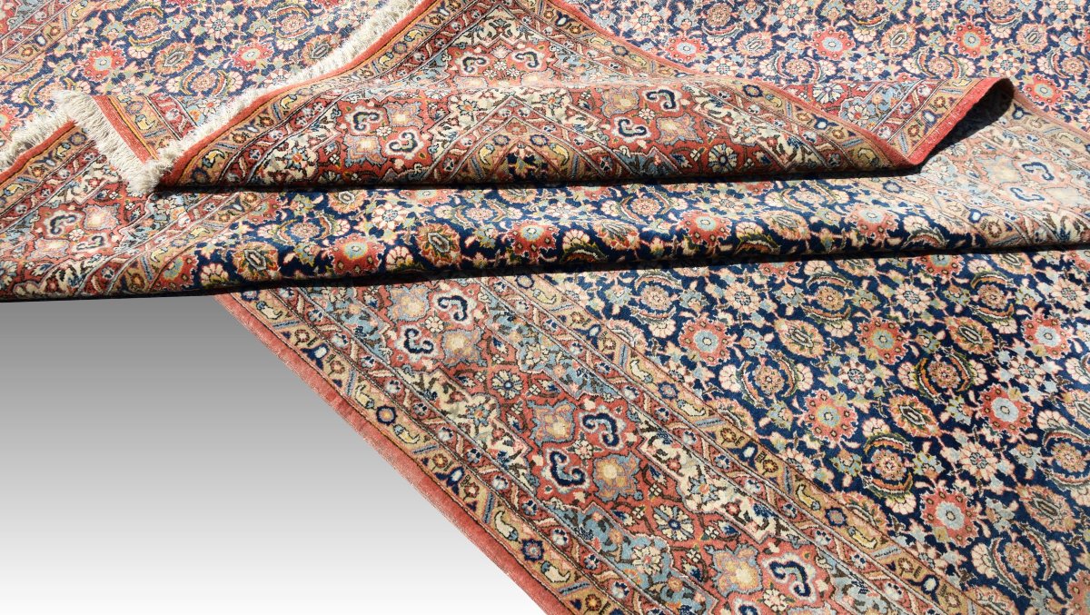 Iranian Ghoum Oriental Rug, Wool: 3.33 X 2.35 Meters - Circa 1960s/70s - "galerie Sardje" -photo-5
