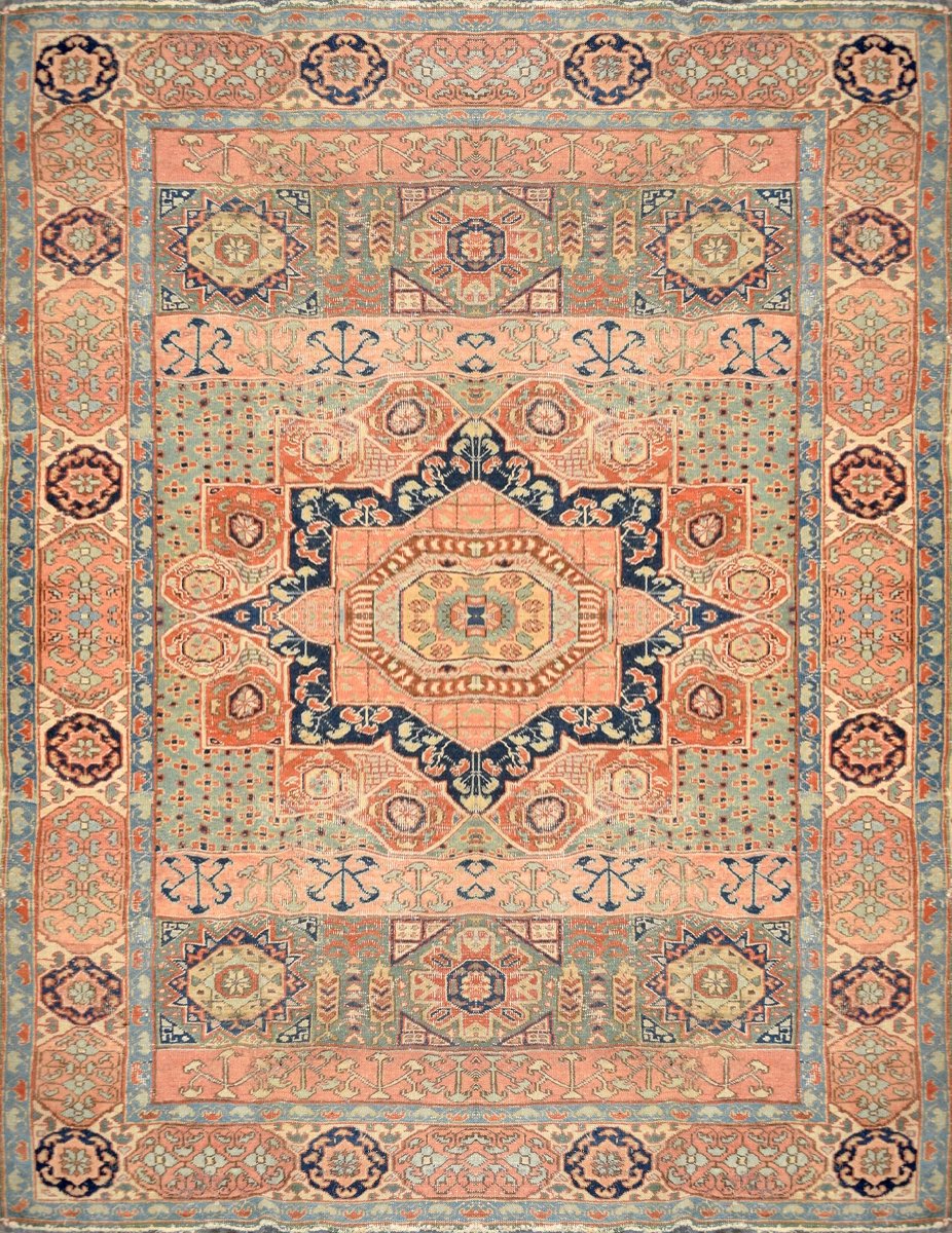 Tapis d'Iran Ardabil « esprit Mamelouk » – début du XXᵉ siècle : 200 × 290 cm  "Galerie Sardje"-photo-2