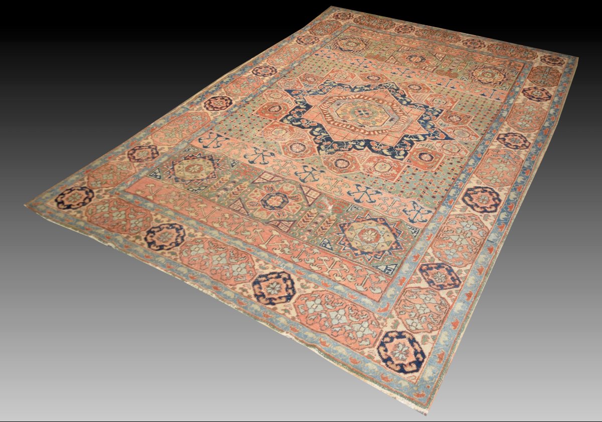 Tapis d'Iran Ardabil « esprit Mamelouk » – début du XXᵉ siècle : 200 × 290 cm  "Galerie Sardje"-photo-4