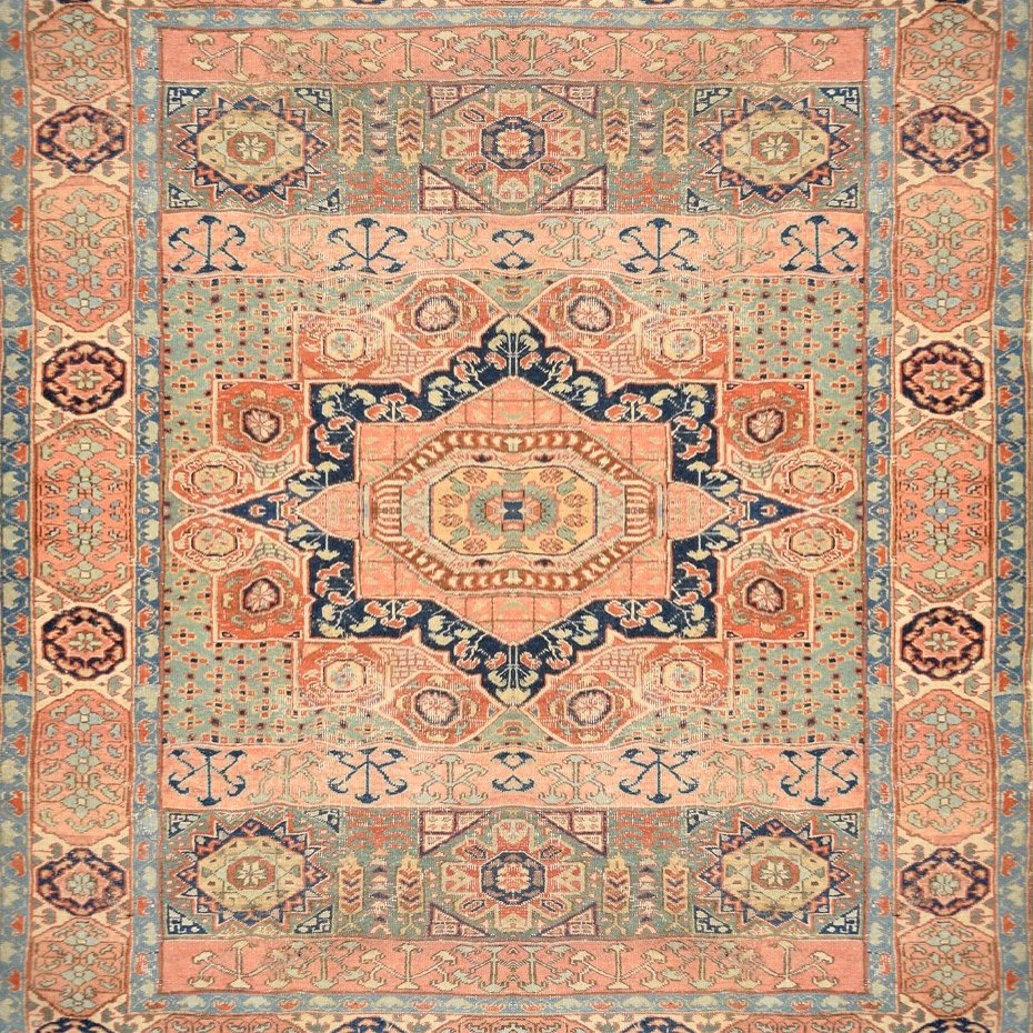 Tapis d'Iran Ardabil « esprit Mamelouk » – début du XXᵉ siècle : 200 × 290 cm  "Galerie Sardje"