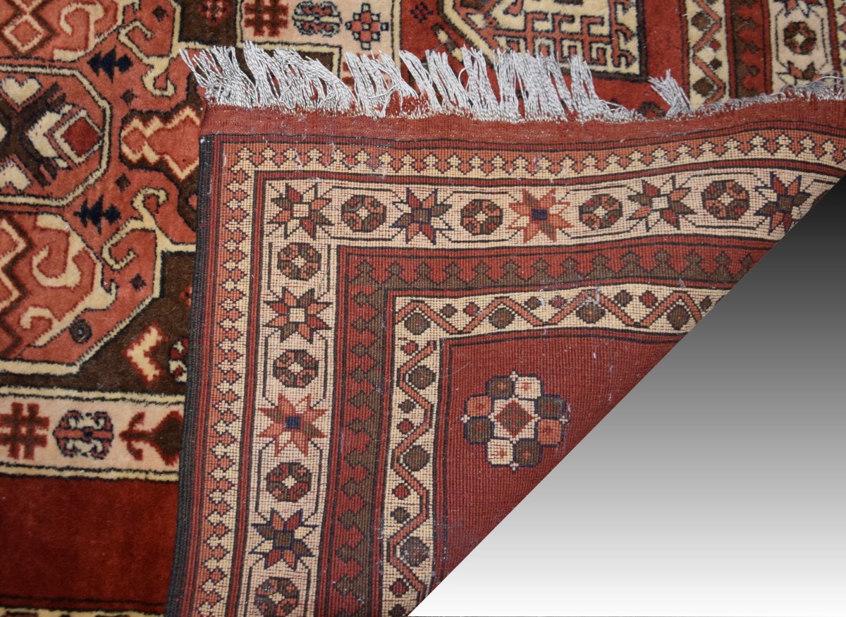 Tapis d'orient  KAZAK Style Caucasien – Noué main : 127 x 170 cm- "Galerie Sardje" -photo-5