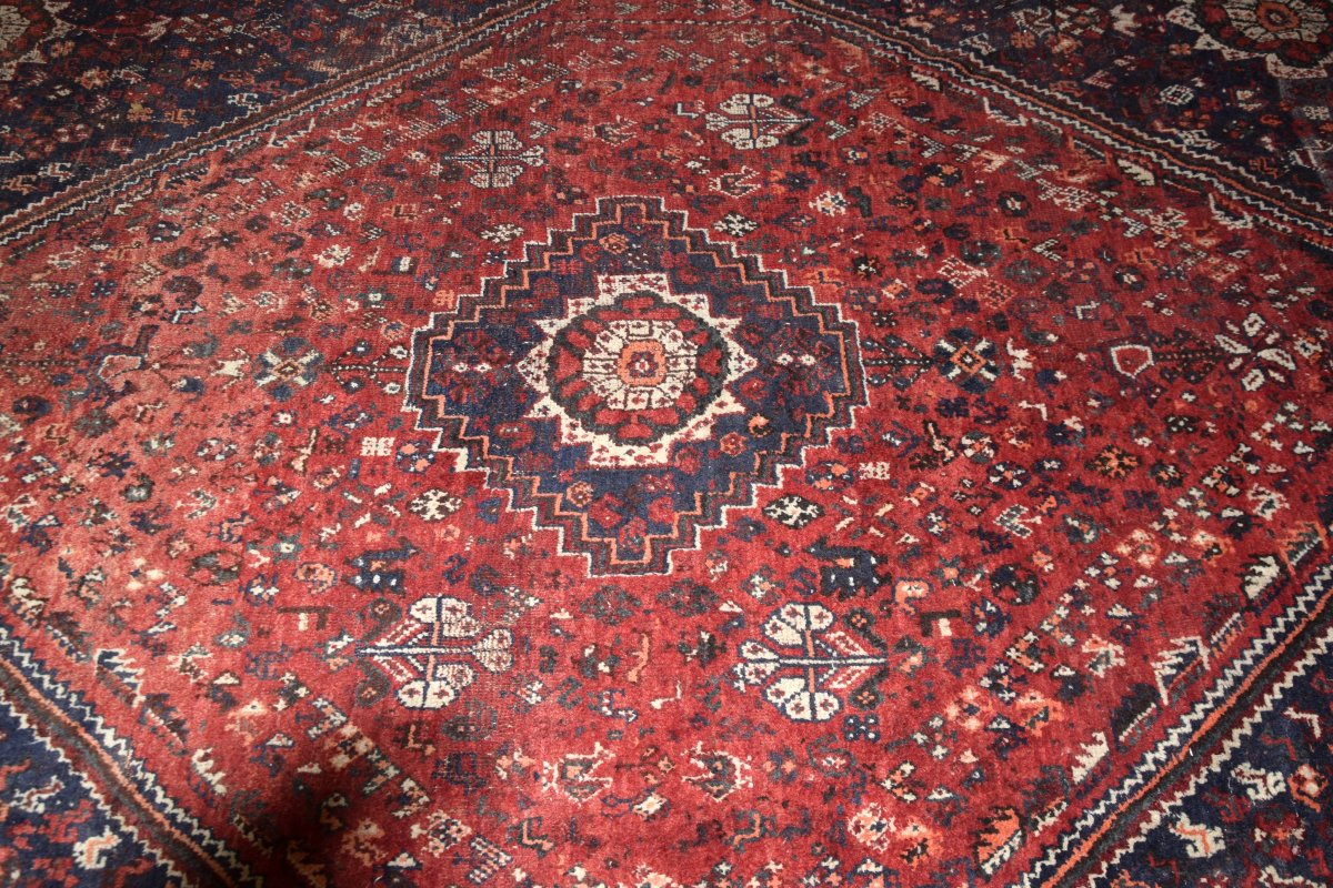 Iranian Shiraz Oriental Rug, Gashghai: 230 X 310 Cm "galerie Sardje" -photo-1