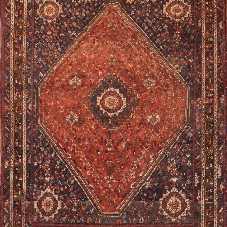 Iranian Shiraz Oriental Rug, Gashghai: 230 X 310 Cm "galerie Sardje" 