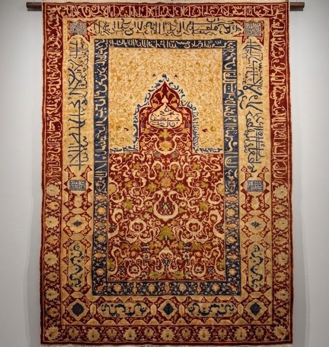 Turkish Héréké Oriental Rug: Silk And Silver Threads: 118 X 170 Cm "sardje Rug"-photo-2