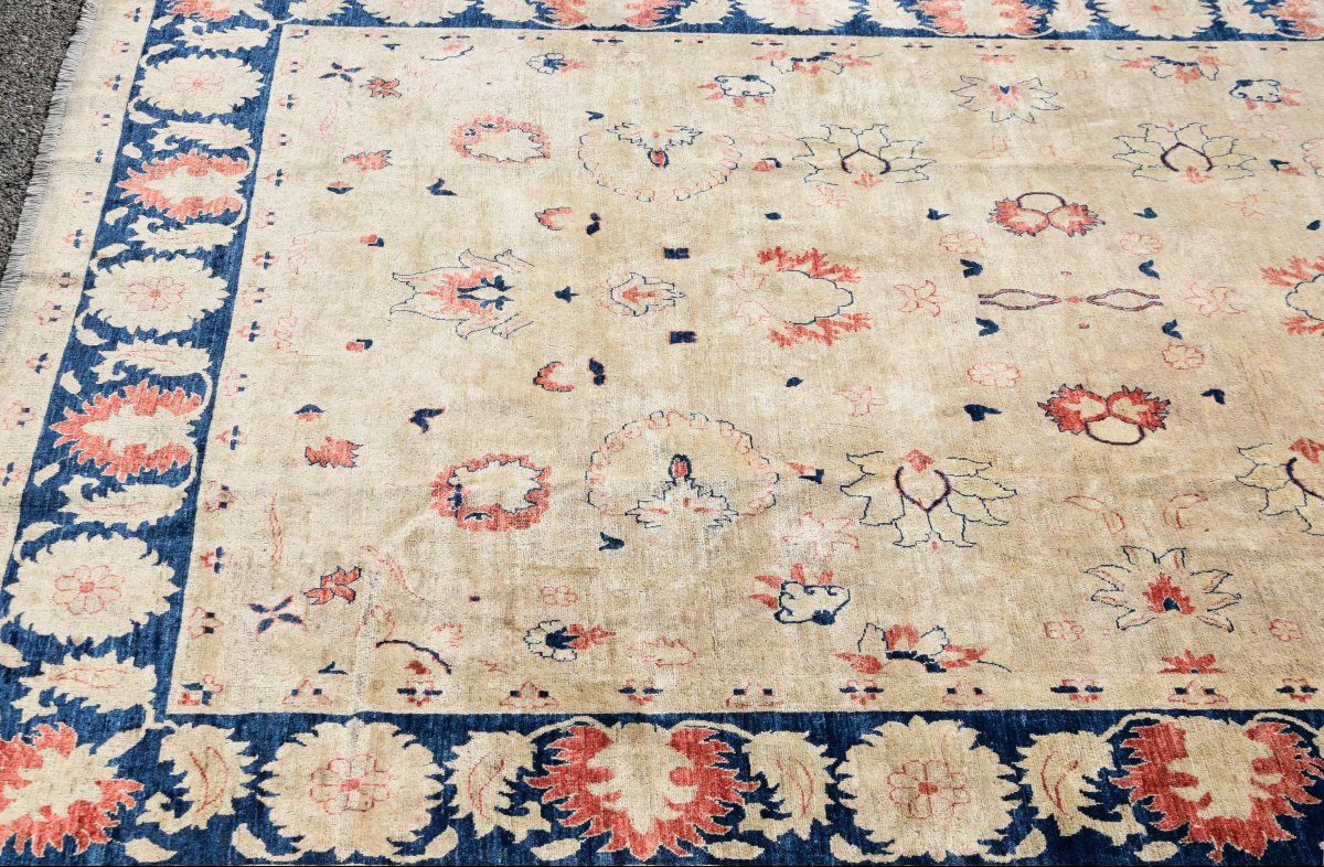 Tapis d'Orient Ziegler : 3.00 X 2.45 Mètres - Laine Fait Main - "Galerie Sardje" -photo-1