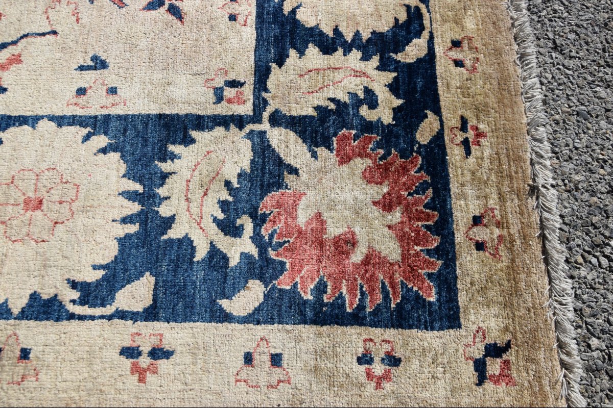 Tapis d'Orient Ziegler : 3.00 X 2.45 Mètres - Laine Fait Main - "Galerie Sardje" -photo-4