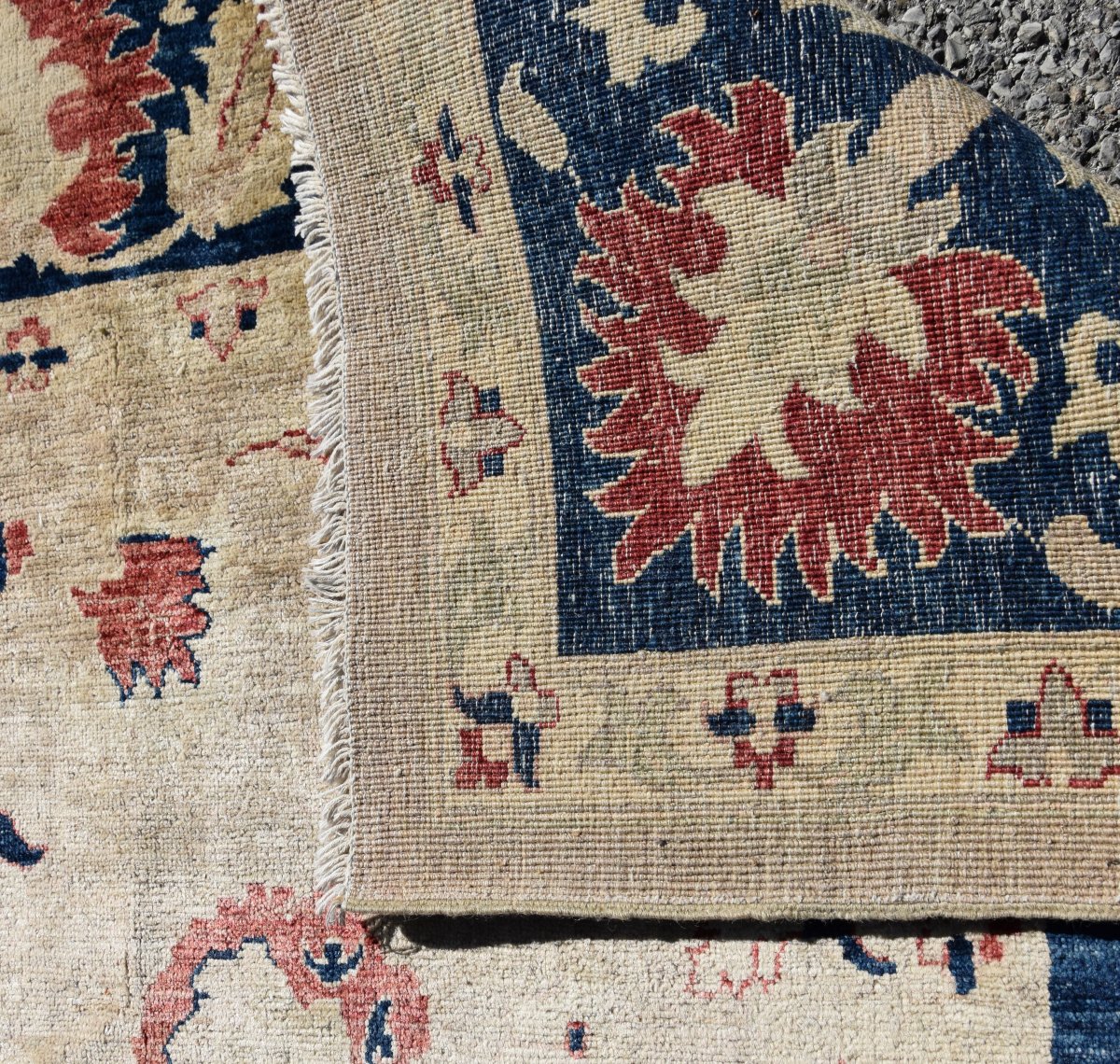 Tapis d'Orient Ziegler : 3.00 X 2.45 Mètres - Laine Fait Main - "Galerie Sardje" -photo-6