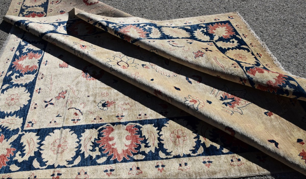 Tapis d'Orient Ziegler : 3.00 X 2.45 Mètres - Laine Fait Main - "Galerie Sardje" -photo-7