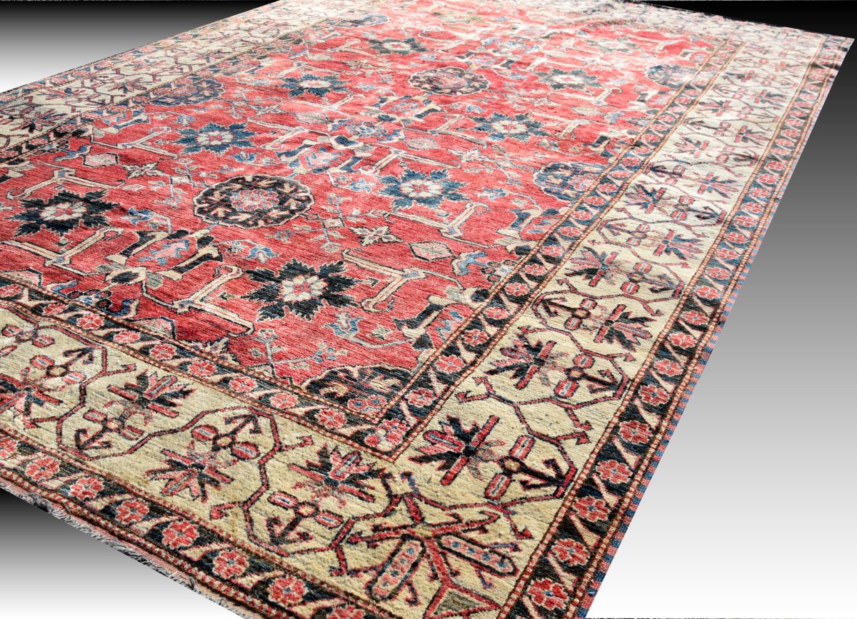 Tapis d'orient Ghazni : 3.20 x 2.20 mètres - Fait main - "Galerie Sardje"-photo-4