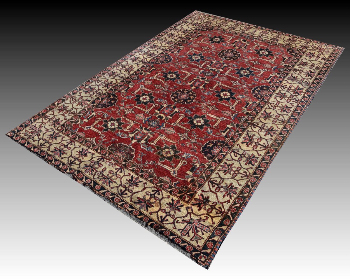 Tapis d'orient Ghazni : 3.20 x 2.20 mètres - Fait main - "Galerie Sardje"-photo-5