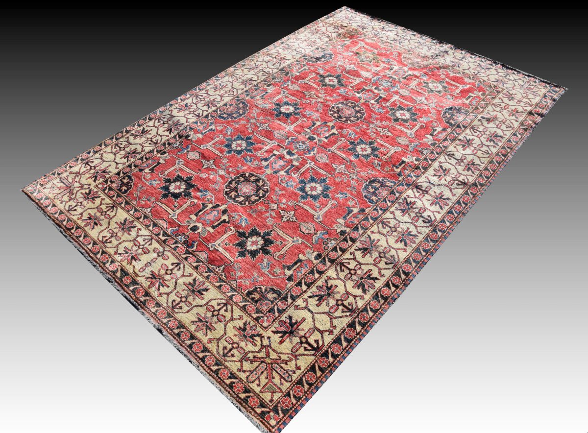 Tapis d'orient Ghazni : 3.20 x 2.20 mètres - Fait main - "Galerie Sardje"-photo-6