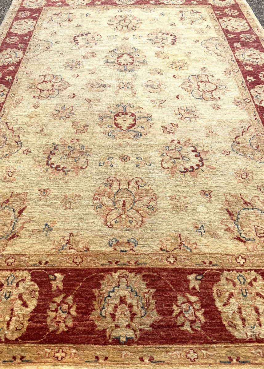 Ziegler Oriental Rug: 2.45  X 1.70 Meters - Handmade Wool - "galerie Sardje" -photo-2