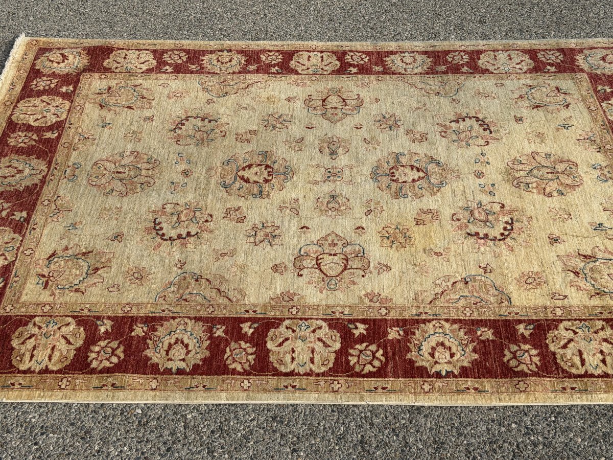 Ziegler Oriental Rug: 2.45  X 1.70 Meters - Handmade Wool - "galerie Sardje" -photo-4