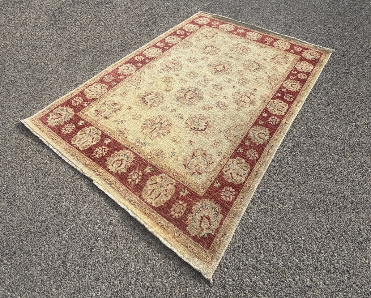 Ziegler Oriental Rug: 2.45  X 1.70 Meters - Handmade Wool - "galerie Sardje" -photo-1
