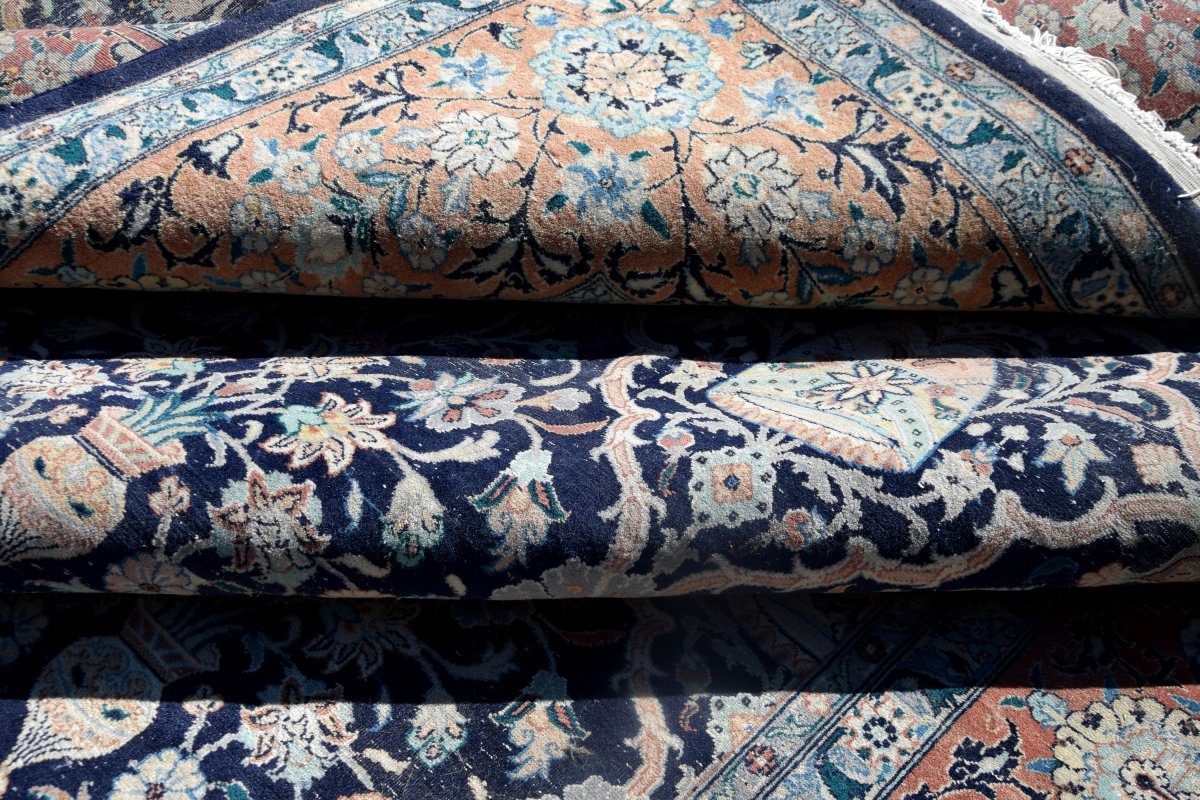 Tapis d'orient Penjab fait main en laine: 315 x 245 Cm "Galerie Sardje"-photo-5