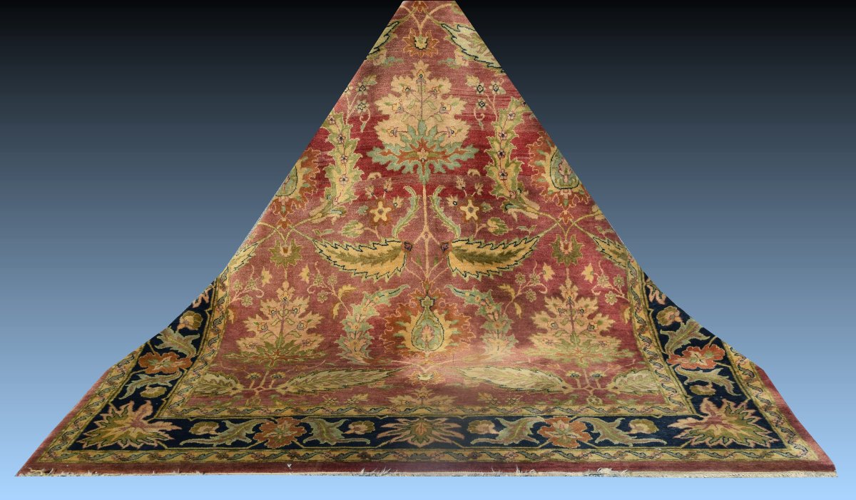 Ziegler Oriental Rug—3.05 X 2.50 Meters—handmade Wool—"galerie Sardje" -photo-3
