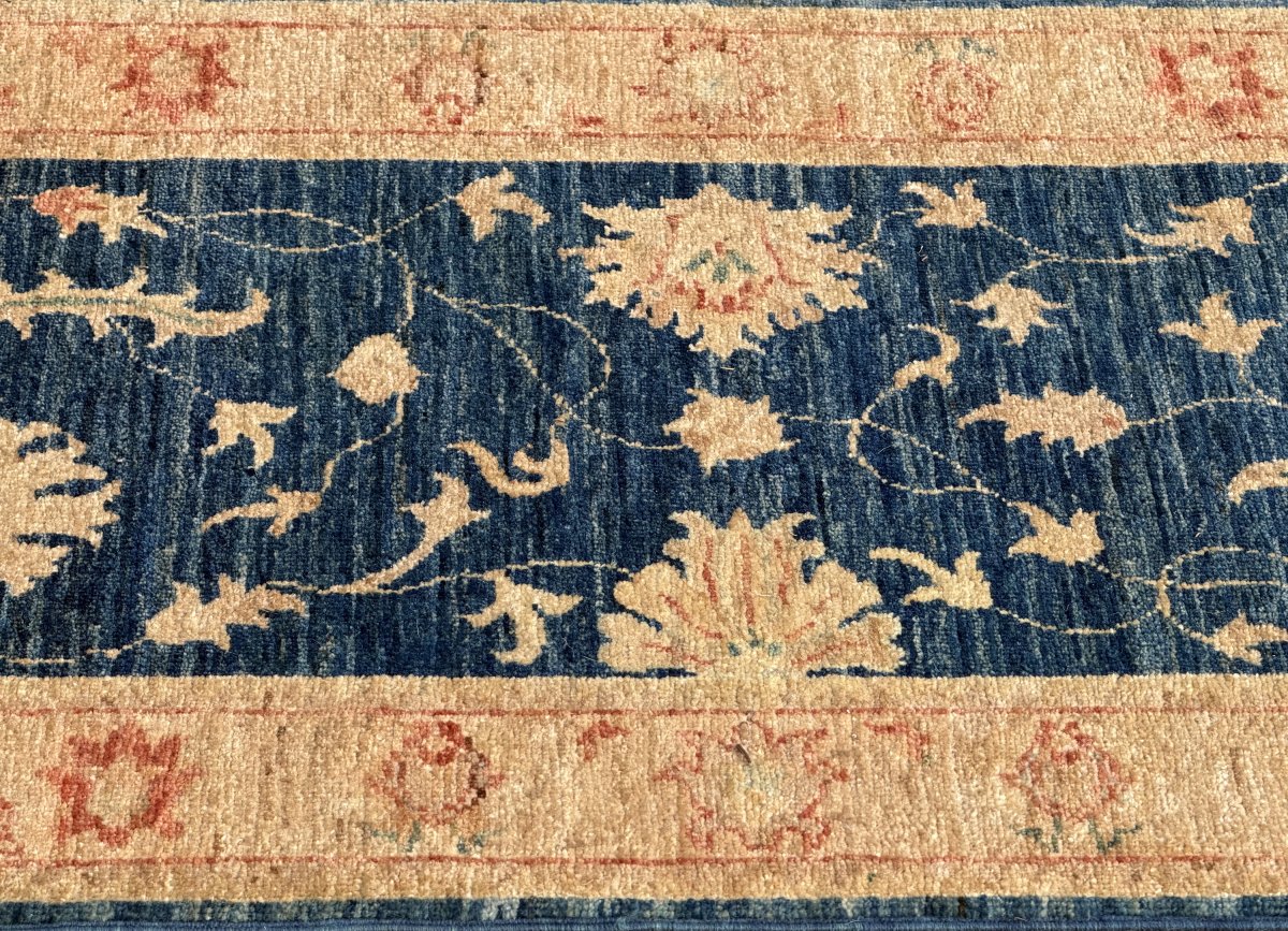 Ziegler Oriental Rug: 2.00 X 0.75 Meters - Handmade Wool - "galerie Sardje" -photo-2