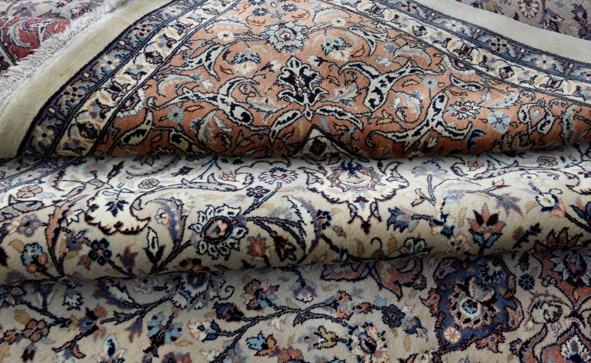 Large Persian Oriental Rug From Kashan, Iran - 275 X 375 Cm - "galerie Sardje" -photo-2