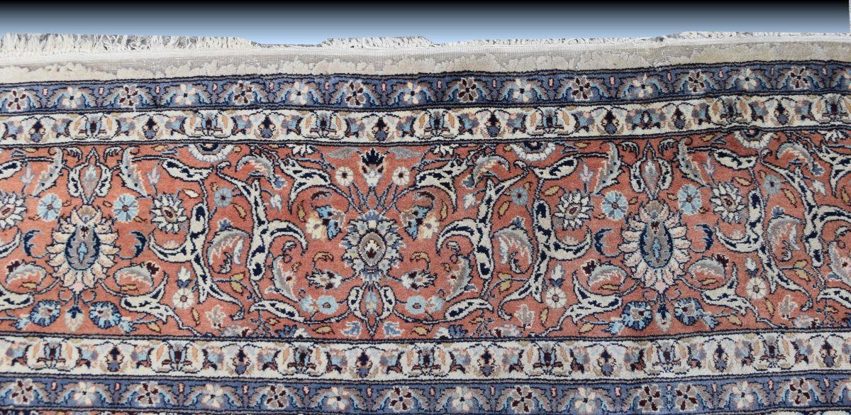Large Persian Oriental Rug From Kashan, Iran - 275 X 375 Cm - "galerie Sardje" -photo-7