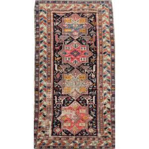 Tapis de couloir d'Orient Caucasien Ancien Shirvan Akstafa : 2.77  X 1.28 M