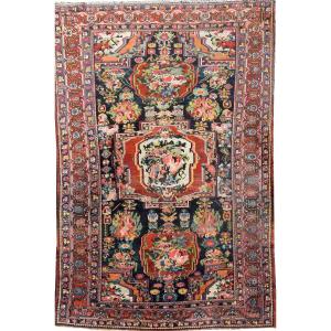 Oriental Rug Iran Ancient Bakhtiar Faradombeh Gol-farang 3.37 X 2.13 Meters