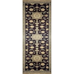Oriental Carpet Iran Nain Wool And Silk: 0.77 X 2.94 Meters