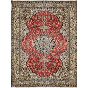 "Tapis d'Orient Iran Ghoum, Laine : 4.72  x 3.06  Mètres "