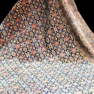 Tapis d'Orient Iran Ghoum, Laine : 3.33 x 2.35 Mètres - Circa 1960/70