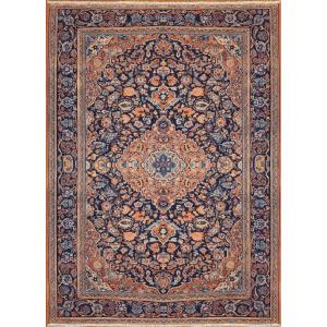 Persian Oriental Rug, Iran, Kashan, Wool And Silk - Dimensions: 1.32 X 2.00 Meters