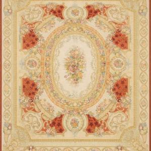 Tapis aux points noués de style Aubusson – 3.10 x 2.45  Mètres - "Galerie Sardje"