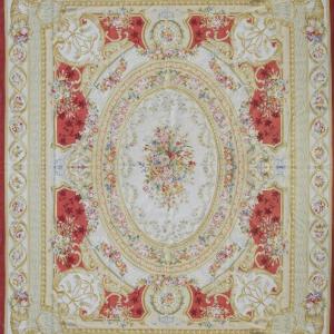 Large Aubusson-style Knotted Stitch Carpets - 4.65 X 3.70 Meters - 