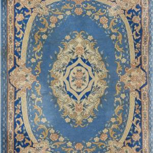 Indo-savonnerie Oriental Rug - 122 X 180 Cm - "galerie Sardje"