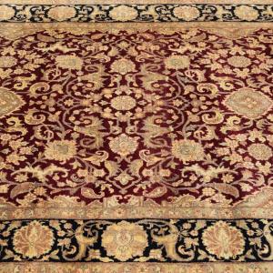 Tapis d'orient AGRA Inde : 2.10 x 3.03 Mètres - "Galerie Sardje" N°1