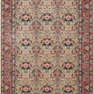 Tapis d'orient Kashmir en laine — 312 × 214 cm — Très bel état "Galerie Sardje"