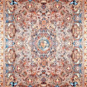 Tapis d'Orient KASHMAR Iran en Laine : 2.95 X 3.90 Mètres - Circa : 1960 - "Galerie Sardje"