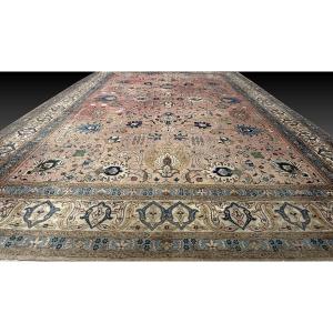 Grand Tapis d'orient Persan TABRIZ Iran - 475 x 330 cm - "Galerie Sardje"