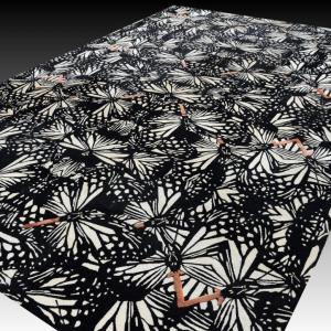 Large Modern Runer Roche Bobois Rug: 3.94 X 2.73 Meters, "galerie Sardje"