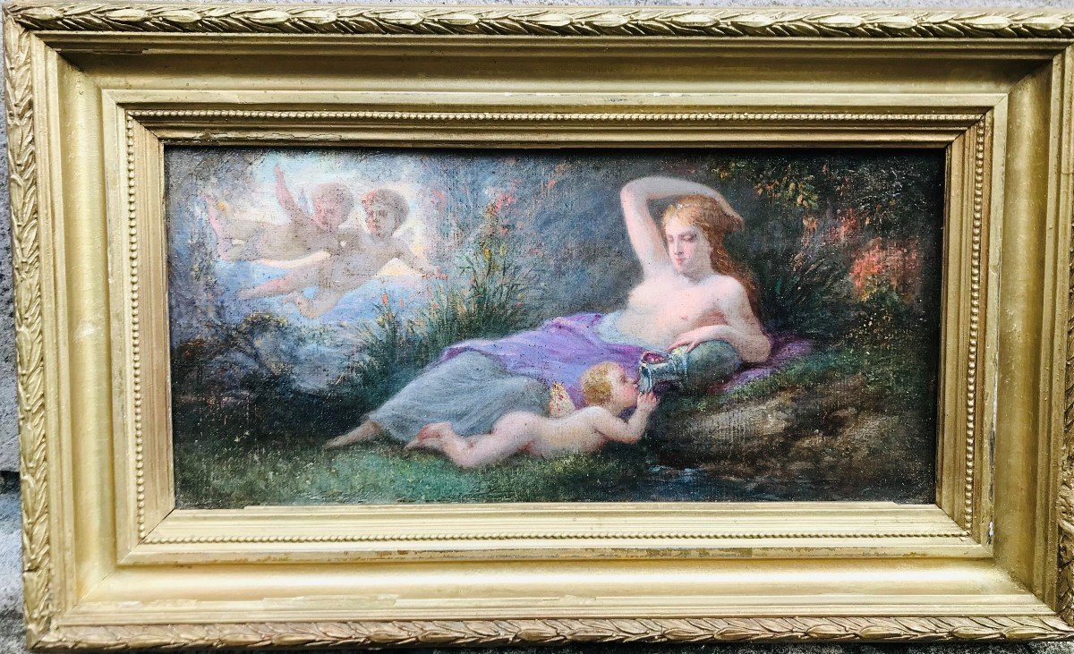 Vénus Et Cupidon - XIXème